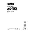 BOSS WS-100 Manual de Usuario