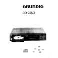 GRUNDIG CD7550 Manual de Usuario