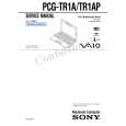 SONY PCGTR1AP Manual de Servicio