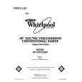 WHIRLPOOL RF316PXXW0 Catálogo de piezas