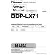 PIONEER BDP-LX71/WPWXJ2 Manual de Servicio
