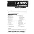 HITACHI HA8700 Manual de Usuario