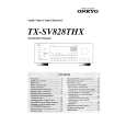 ONKYO TXSV828THX Manual de Usuario
