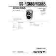SONY SS-RG665 Manual de Servicio