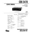 SONY CDX-5470 Manual de Servicio SONY CDX-5470 Manual de Servicio
