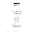 ZANUSSI ZWD1662W Manual de Usuario