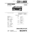 SONY CDXL480X Manual de Servicio