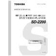 TOSHIBA SD2200 Manual de Servicio