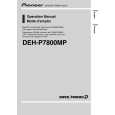 PIONEER DEH-P7800MP/XN/UC Manual de Usuario