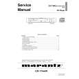 MARANTZ CD17MK3 Manual de Servicio