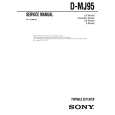 SONY DMJ95 Manual de Servicio
