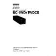 SONY BC1WDCE Manual de Servicio SONY BC1WDCE Manual de Servicio
