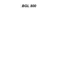 FAURE BGL800W Manual de Usuario