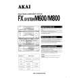 AKAI HXM800W Manual de Usuario