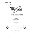 WHIRLPOOL LA6800XPW1 Catálogo de piezas