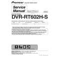 PIONEER DVRRT602HS Manual de Servicio