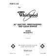 WHIRLPOOL RF363PXPT1 Catálogo de piezas
