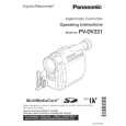 PANASONIC PVDV221 Manual de Usuario