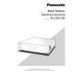 PANASONIC WJSX150 Manual de Usuario