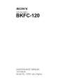SONY BKFC-120 Manual de Servicio