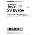 PIONEER XV-SV5DV/NXCN/HK Manual de Servicio