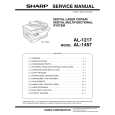 SHARP AL1217 Manual de Servicio