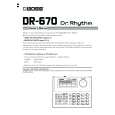 BOSS DR-670 Manual de Usuario