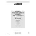 ZANUSSI WD1245 Manual de Usuario