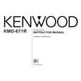 KENWOOD KMD-671R Manual de Usuario