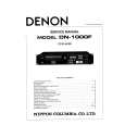DENON DN-1000F Manual de Servicio