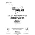 WHIRLPOOL SF3020ERW2 Catálogo de piezas