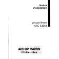 ARTHUR MARTIN ELECTROLUX AFG530B Manual de Usuario