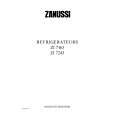 ZANUSSI ZI7163 Manual de Usuario