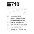 NAD 710 Manual de Usuario