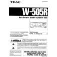 TEAC W505R Manual de Usuario