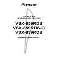 PIONEER VSX-839RDS/HYXJI Manual de Usuario