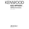 KENWOOD KDC-MP4026V Manual de Usuario