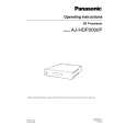 PANASONIC AJHDP2000 Manual de Usuario