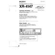 SONY XR-4147 Manual de Usuario