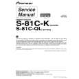 PIONEER S-81C-QL/SXTW/E5 Manual de Servicio