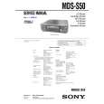 SONY MDSS50 Manual de Servicio