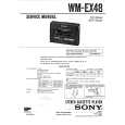 SONY WMEX48 Manual de Servicio