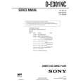 SONY D-E301 Manual de Servicio