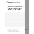 PIONEER DBR-S400F/NYXK/FR Manual de Usuario