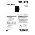 SONY WM-FX24 Manual de Servicio