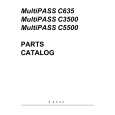 CANON MULTIPASS C5500 Catálogo de piezas