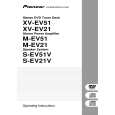PIONEER XV-EV21/ZDRXJ/RD Manual de Usuario