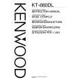 KENWOOD KT880DL Manual de Usuario
