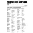 TELEFUNKEN RT200 Manual de Servicio