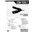 SONY ECM-939LT Manual de Servicio